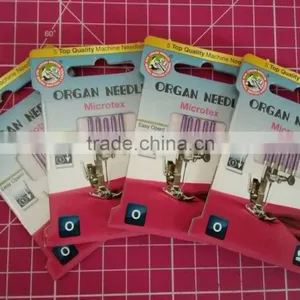 Organ Needle Domestic Sewing Machine Parts Microtex Sewing Neddles 70/10 ESpecially Good For Microfabrics Silk Etc. thumbnail-1