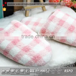 2017 New Hot Sales Budget Hotel Slipper Indoor Slipper for Winter thumbnail-1
