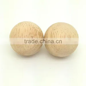 Quality Round Ball Decorations Custom Painted Wooden Bead Craft thumbnail-2