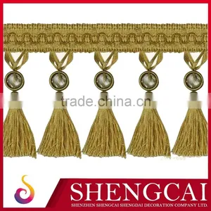 Top Grade Best-Selling Cotton Curtain Tassel Fringe thumbnail-1