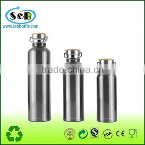 Sports Stainless Steel Insulated Water Bottle With Double Walled Vacuum With Wide Mouth thumbnail-1