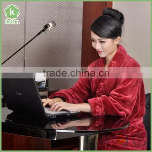 Embroidered Polar Fleece Wholesale Bathrobe With Low Price thumbnail-5