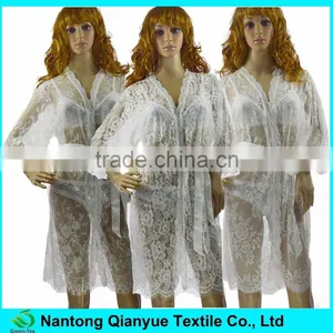 Wholesale Sex Women Lace Kimono Robes thumbnail-1