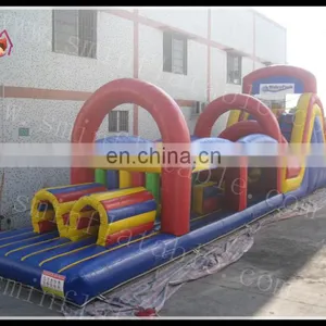 New Deluxe Inflatable Tunnel and Obstacle Bounce Moonwalk Bouncer thumbnail-1