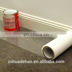 High Quality Safety Transparent PE Protective Jumbo Roll Cling Film Dust Remove thumbnail-5