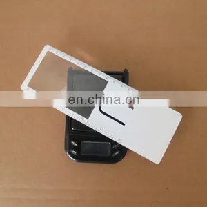 16cm Fish Measurer Magnifier Ruler With Clip thumbnail-3