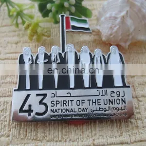United Arab Emirates National Day Gift we Make Custom Metal Badges Label Pin Magnet Badge National Flag Pin Badge thumbnail-2