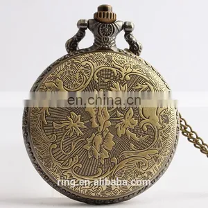 Large Fashion Retro Personality Epoxy Skull Pirate Quartz Unisex Pocket Watch Jewelry For Students Gift thumbnail-2