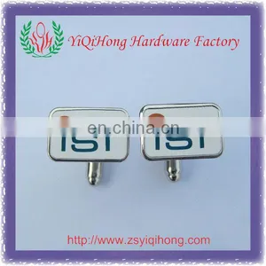Metal Rectangle Cufflinks thumbnail-1