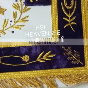 MASONIC REGALIA GRAND LODGE PAST MASTER APRON PURPLE thumbnail-4