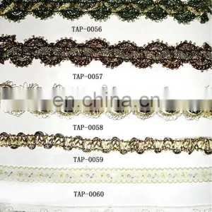 High Quality Braided Lurex Narrow Ribbon thumbnail-1