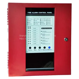 8 Zones Conventional Fire Fighting Panel Fire Alarm Control Host FACP Conventional Fire Alarm System Panel thumbnail-1