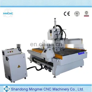 4.5kw Air Cool Spindle Double Heads Cnc Milling Wood Door Carving Cnc Router Engraving Machine With With Vacuum Table thumbnail-3