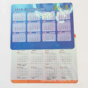 2020 Custom Monthly Magnetic Calendar and Magnetic Notepads for Refrigerator thumbnail-2