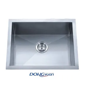 Guangdong Dongyuan Kitchenware 2318 Zero Radius Stainless Steel Single Bowl Kitchen Sinks thumbnail-1