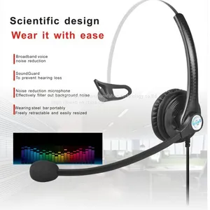 China Beien A16 USB Telephone Call Center Headset Noise-cancelling Headset Customer Service thumbnail-1