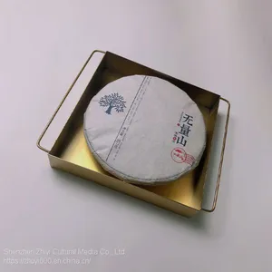 Brass Handle Tea Tray, Special for 357/400g Tea Cake, Support Customized Size thumbnail-1