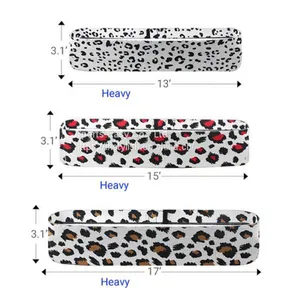 Leopard Printing Hip Circle Fabric Latex Resistance Bands thumbnail-1
