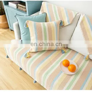 Wholesale Non Slip Cover Stripe Sofa Couch Protection Sofa Cover for Home Decor thumbnail-4