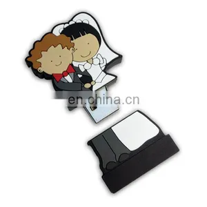 2021 Popular Gift 32GB Flash Drive Storage Pendrive Custom Bride and Bridegroom USB Memory thumbnail-1