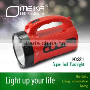 Powerful Rechargeable Plastic Flashlights LED for Hunting thumbnail-1