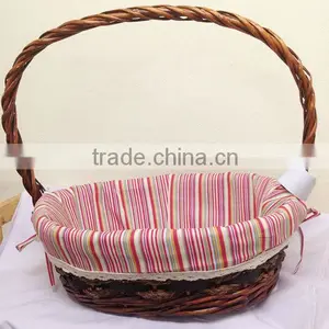 Cheap Lined Baskets and Lined Wicker Baskets thumbnail-1