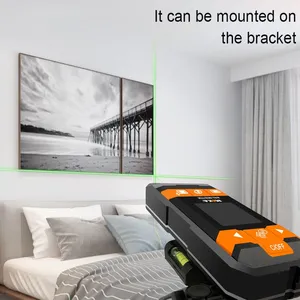 2 IN 1 Eletronic Multi-function Wall Metal Wood Stud Finder Wall Detector With Laser Meter thumbnail-3