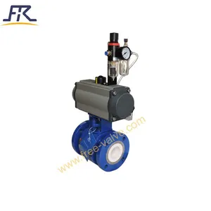 Pneumatic A105 Material With Ceramic Lined Ball Valve thumbnail-4