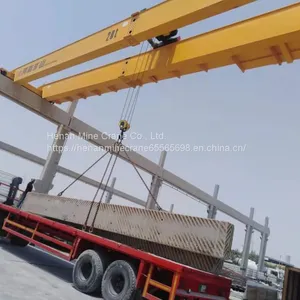 European Style 10 Ton Double Girder Overhead Crane Traveling Hoist Trolley Crane thumbnail-1
