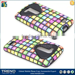 for LG D295 You You Combo Kickstand Mobile Phone Cover Case thumbnail-4