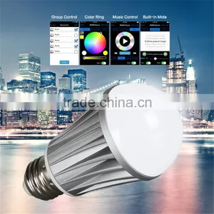 16 Million Multiple Colorful Smart Lighting 7W RGBW WiFi LED Bulb With Built-in WIFI Module for Connecting WIFI Router Directly thumbnail-1
