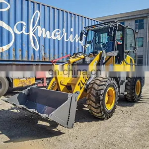 Hydraulic China Small 2.2 Ton1.1m3 Wheel Loader Mini Front End Loader thumbnail-4