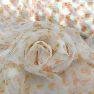 Digital Printed Cushion Cover Factory Sublimation Pleated Polyester Fabric thumbnail-2