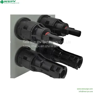 Dc 1500v Solar Panel Inline Fuse Connector Male End Ip68 Waterproof Combiner Box Connector thumbnail-1