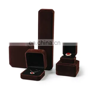 Jewelry Storage Boxes Presentation Necklace Pendant Jewelry Box Velvet Case Earrings Display Box 10*7*4.5cm thumbnail-4