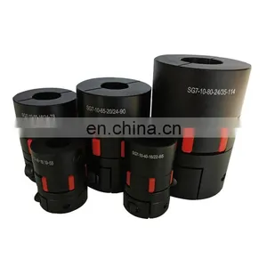 Aluminum Clamp Style Standard Flexible Elastic Rubber Spider Star Jaw Shaft Coupling for Machinery thumbnail-3