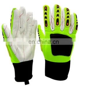 Hot Sell Oil and Gas Safety Reflective Mechanics Gloves thumbnail-1