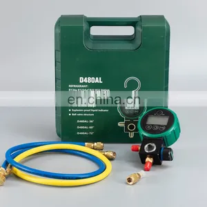 Conjunto de manómetro de colector digital individual CT - SGD VALUE para refrigerantes de HVAC y refrigeración. Manómetro digital de presión. Herramienta de HVAC VALUE thumbnail-4