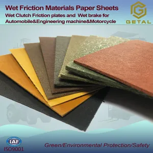 Agriculture &Construction Machine Wet Friction Materials Paper Sheets thumbnail-3