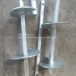 Reliable Quality Square Bar Shaft Helical Piles Round Hot Dipped Zinc Coating OEM Manufacturer Painted thumbnail-5