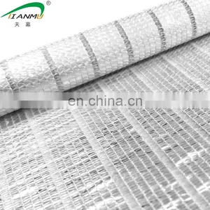 Garden Sun Reflective Aluminum Shade Net Woven Fabric Silver Shade Tarp Mesh Heat Control for Car and Dogs thumbnail-5