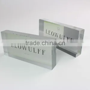 Acrylic Nameplate Acrylic Block Logo Table Display TL101 thumbnail-2