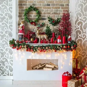 Hot Sale Christmas Ball Ornaments: 50-Piece Shatterproof Plastic Sets With Glitter & Electroplated Finishes thumbnail-5