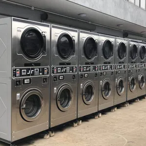 Commercial Washer Dryer Stacked Washer Dryer Coin Operated Gas Dryer thumbnail-4