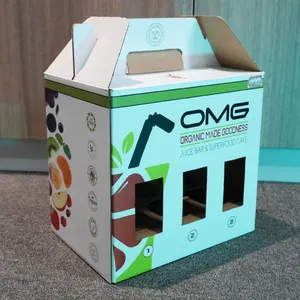 Wholesale Factory Direct Sales Strong Custom Beverage Packaging for Wine With Handle thumbnail-5