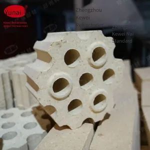 Low Creep High-alumina Seven-hole Checker Brick for the Regenerator of Hot Blast Stove, With Good Stability and High Compressive Strength thumbnail-4