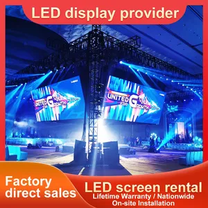Stage LED Rental Screen Indoor Outdoor Combination Detachable Portable Storage Wedding Exhibition Performance Seamless Splicing Screen thumbnail-1