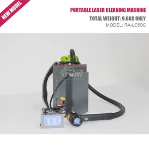 100W 200W 300W Portable Handheld Backpack Pulsed Mobile Fiber Laser Cleaner Rust Removal Cleaning Machine thumbnail-2