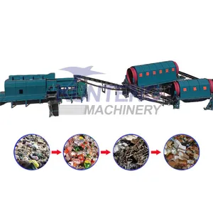 MSW Recycle Plant Separator Waste Machine Garbage Separation Disposers System From Household Waste to Energy Incineration Line thumbnail-1