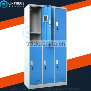 School Furniture Steel Locker Cabinet Blue Color Steel Almirah Locker thumbnail-1